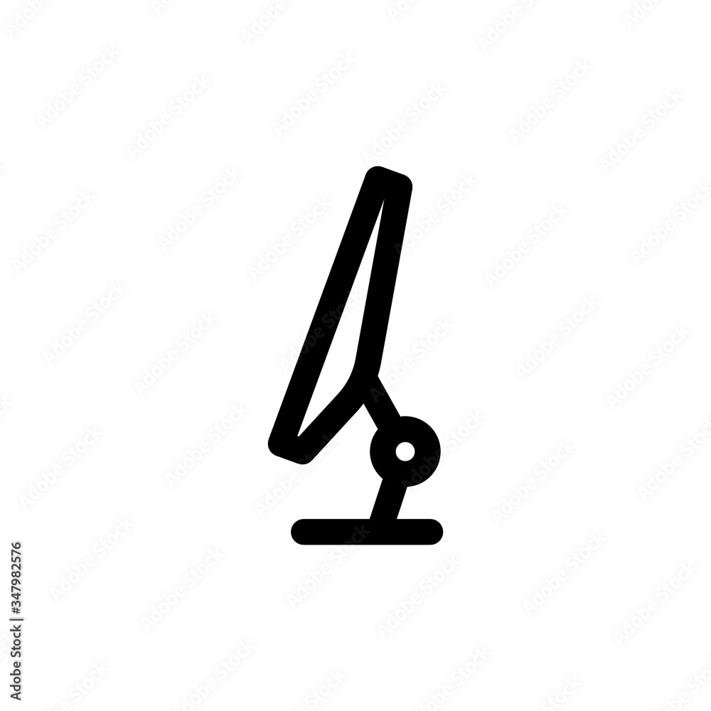 PC icon template, PC symbol vector sign in linear, outline icon isolated on white background, illustration for graphic and web design PC icon template, PC symbol vector sign in linear, outline icon isolated on white background, illustration for graphic and web design