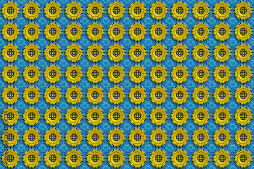 3D render. Abstract seamless drawing. Textures for web design. Background image. Pattern. Beautiful wrapping paper. 3D image.