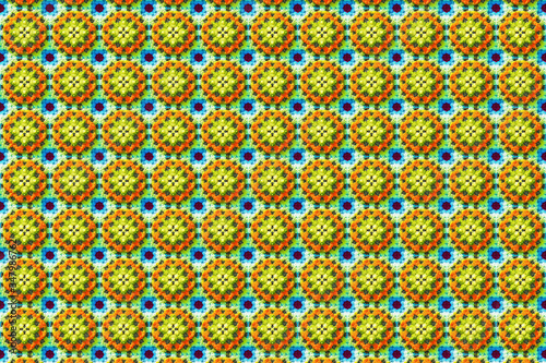 3D render. Abstract seamless drawing. Textures for web design. Background image. Pattern. Beautiful wrapping paper. 3D image.