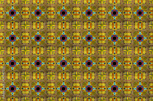 3D render. Abstract seamless drawing. Textures for web design. Background image. Pattern. Beautiful wrapping paper. 3D image.