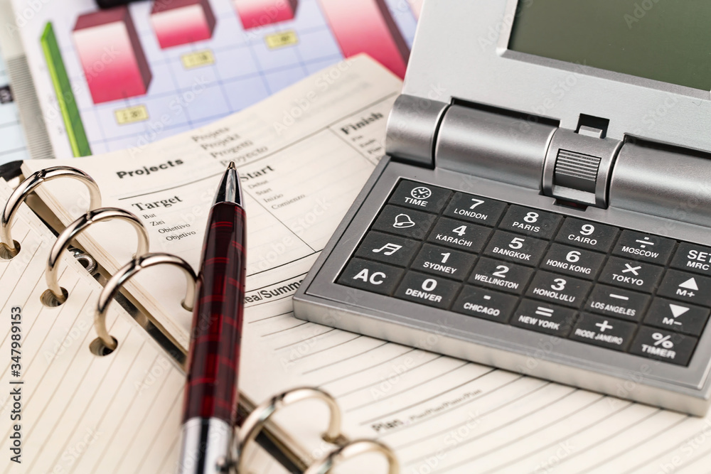 Office accessories for business management. Office accessories for business management.