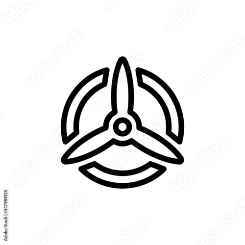 fan icon in line art style, From Travel, vacation and tourism icons, hotel icons, vector icon illustration eps 10