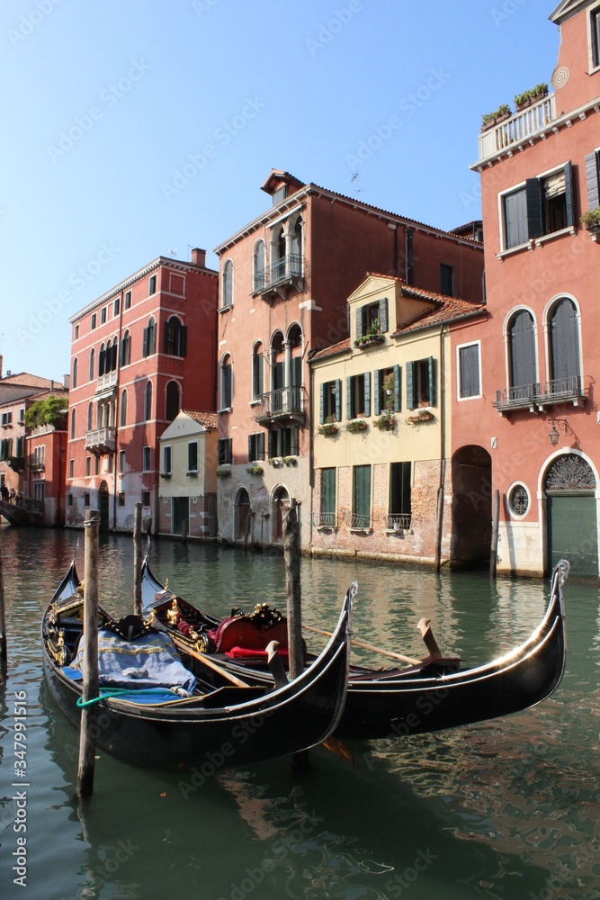 Beautiful Gondolas in Venice