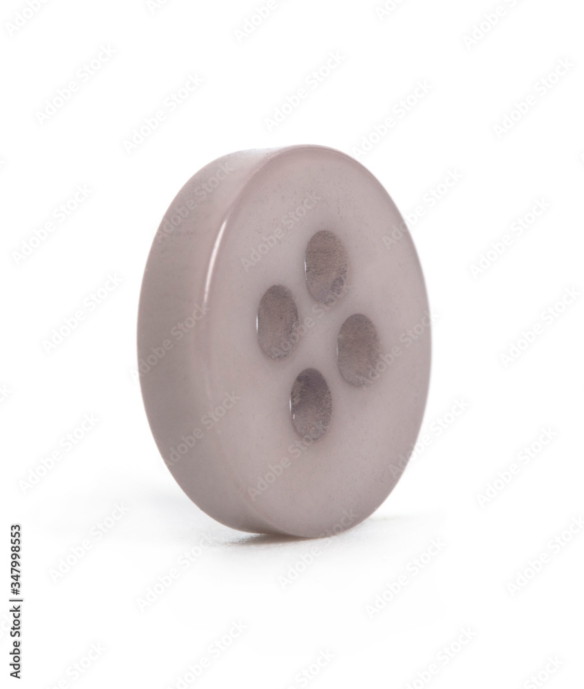 Grey button isolated on white background Grey button isolated on white background