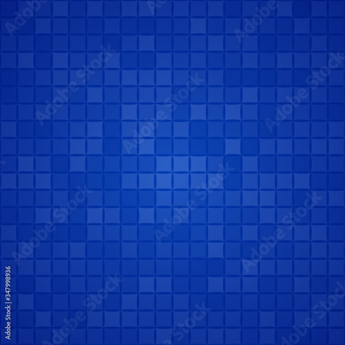 Abstract background of small squares or pixels in blue colors