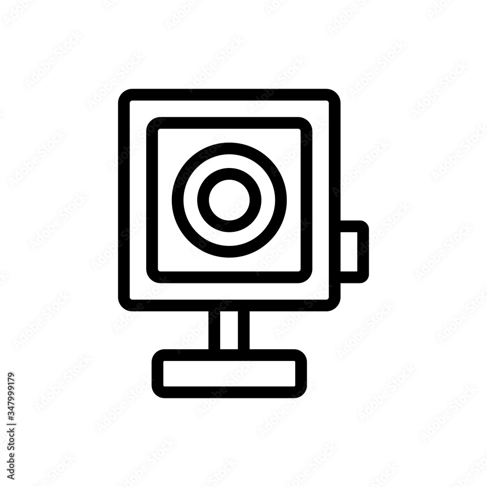 receiver radio icon vector. receiver radio sign. isolated contour symbol illustration receiver radio icon vector. receiver radio sign. isolated contour symbol illustration
