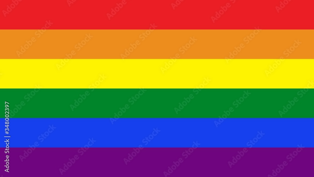 Animation of Gay flag appearing on black background Rainbow flag. Pride symbol. Gay flag or LGBT is formed from small particles Animation of Gay flag appearing on black background Rainbow flag. Pride symbol. Gay flag or LGBT is formed from small particles