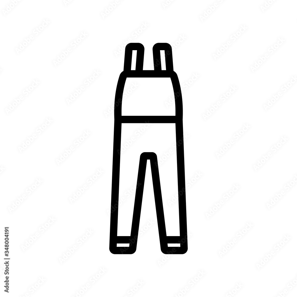 protective clothing icon vector. protective clothing sign. isolated contour symbol illustration protective clothing icon vector. protective clothing sign. isolated contour symbol illustration