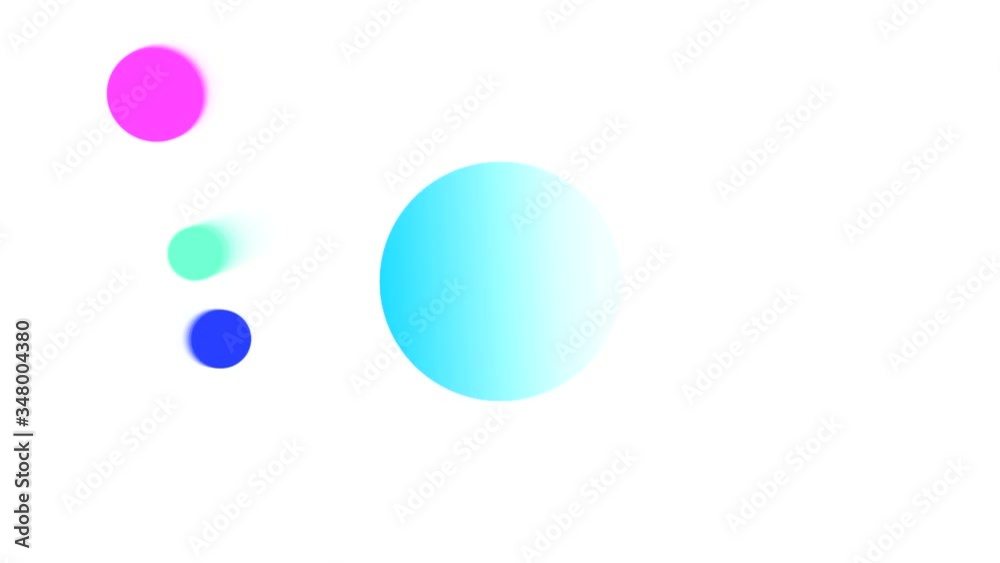 Abstract 2D animation of solar system with colorful planet and trails. Space science concept. HD animation. Minimalism. Atom Abstract 2D animation of solar system with colorful planet and trails. Space science concept. HD animation. Minimalism. Atom
