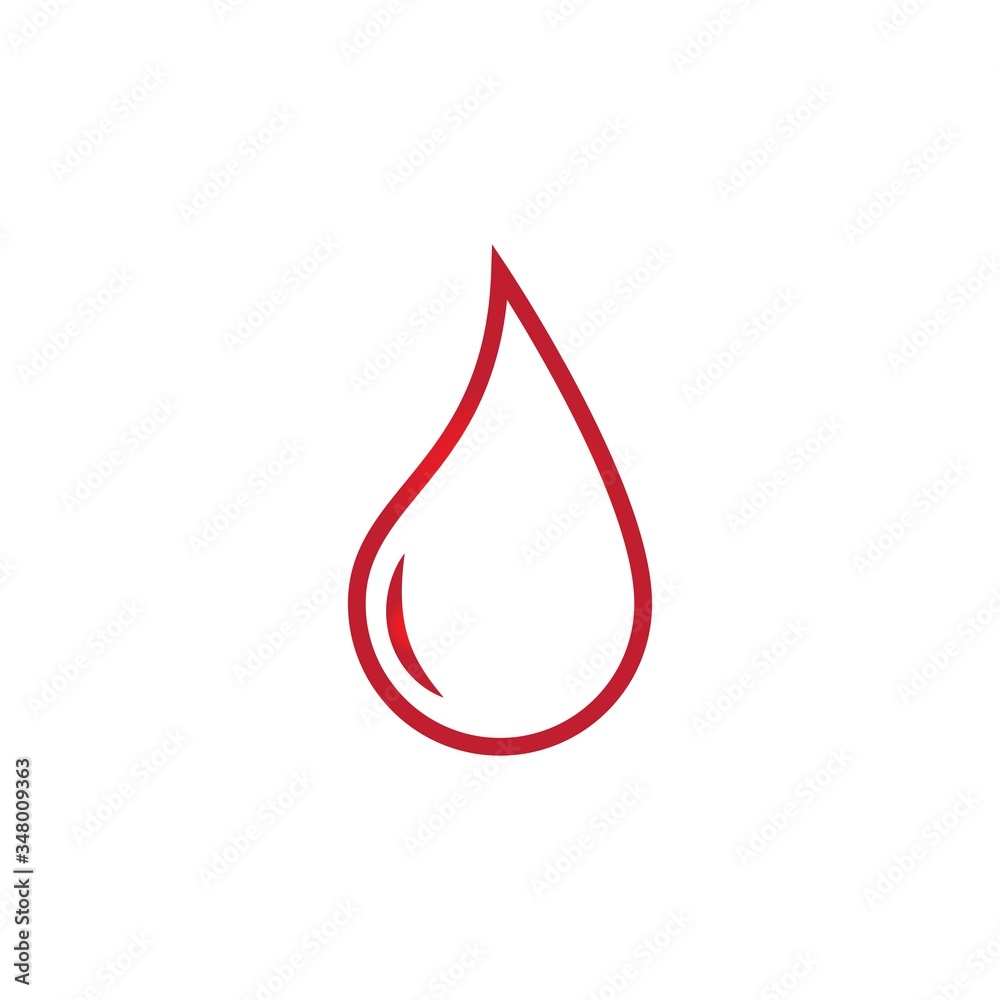 Obraz premium Blood logo