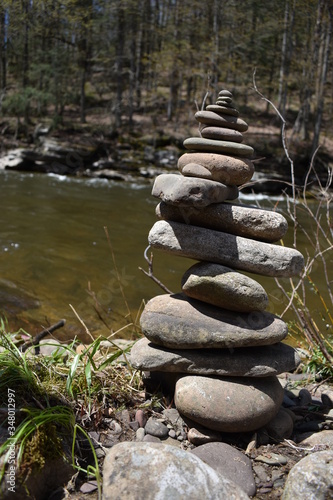 cairn by water