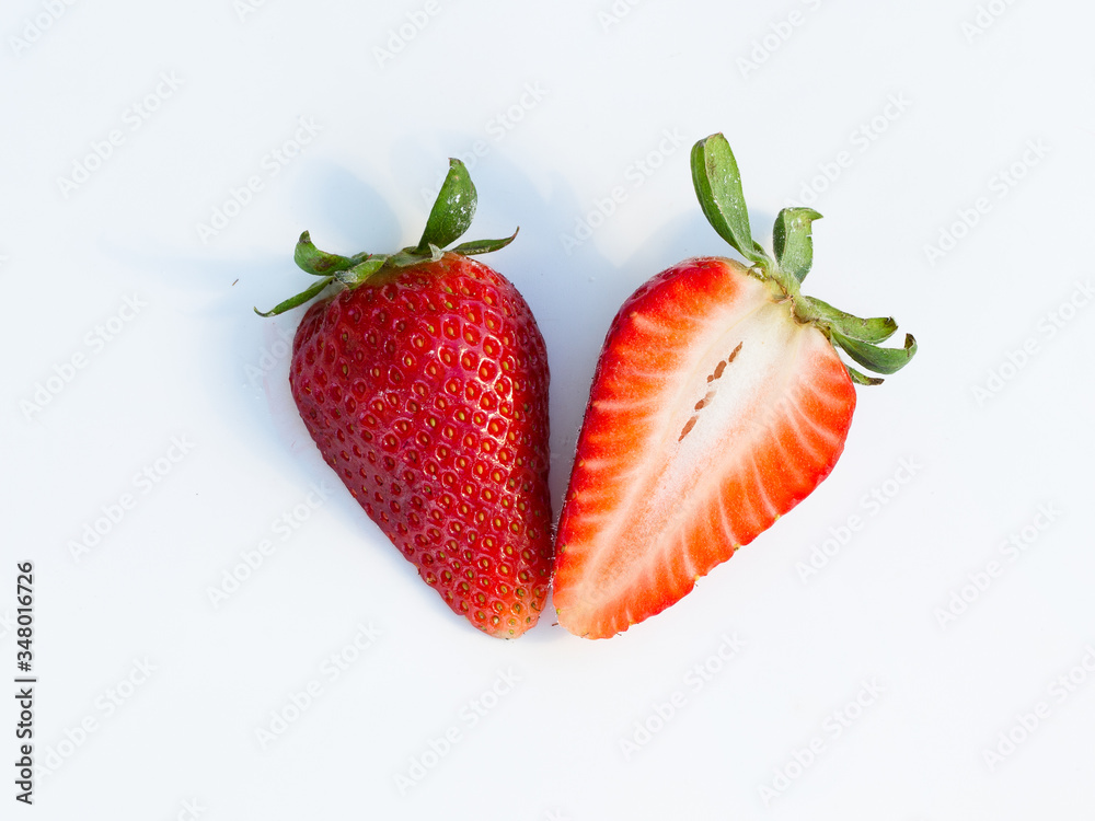 Strawberry isolated on white background. Strawberry isolated on white background.
