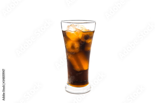 cola with ice