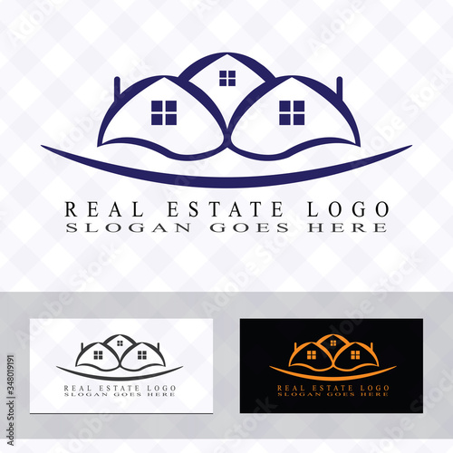 Real Estate, Building, and Investment Logo Vector Design Real Estate Logo Design. House Logo Design. Creative Real Estate Vector Icons design.
