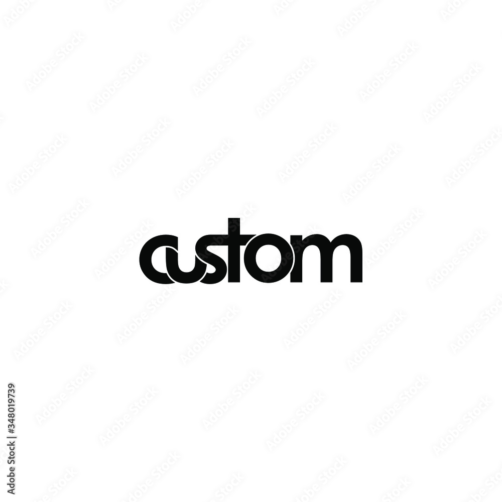 custom typography letter monogram logo design custom typography letter monogram logo design
