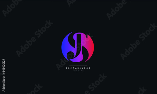 JS SJ J S Letter Logo Alphabet Design Icon Vector Symbol