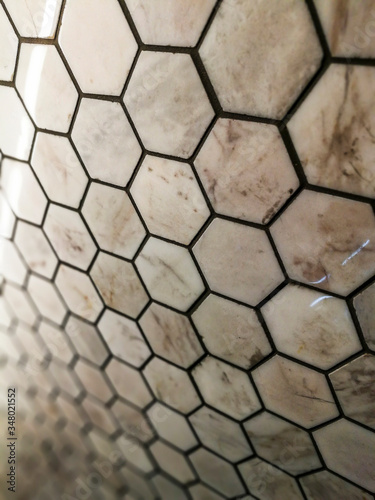 A beautiful hexagonal pattern background