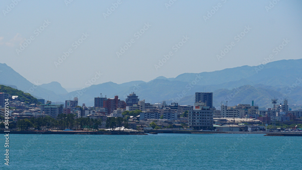 Naklejka premium 門司 街並み