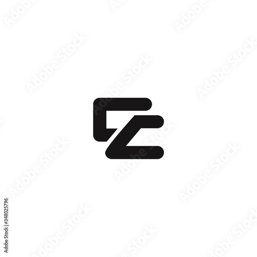 cc letter logo vector
