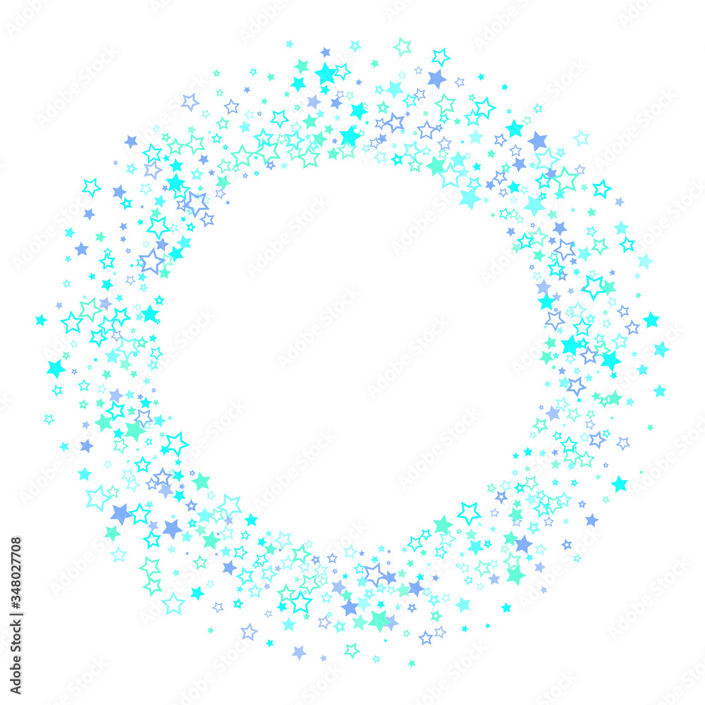 Blue, cyan, turquoise glitter stars confetti Blue, cyan, turquoise glitter stars confetti