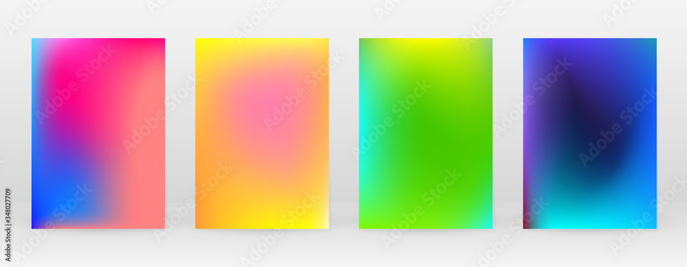 Pastel Soft. Rainbow Gradient Set Color Background Pastel Soft. Rainbow Gradient Set Color Background