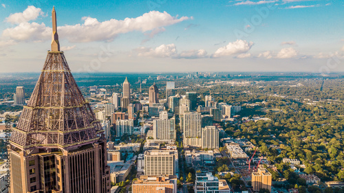 Atlanta Skyline Under Sunny Skies