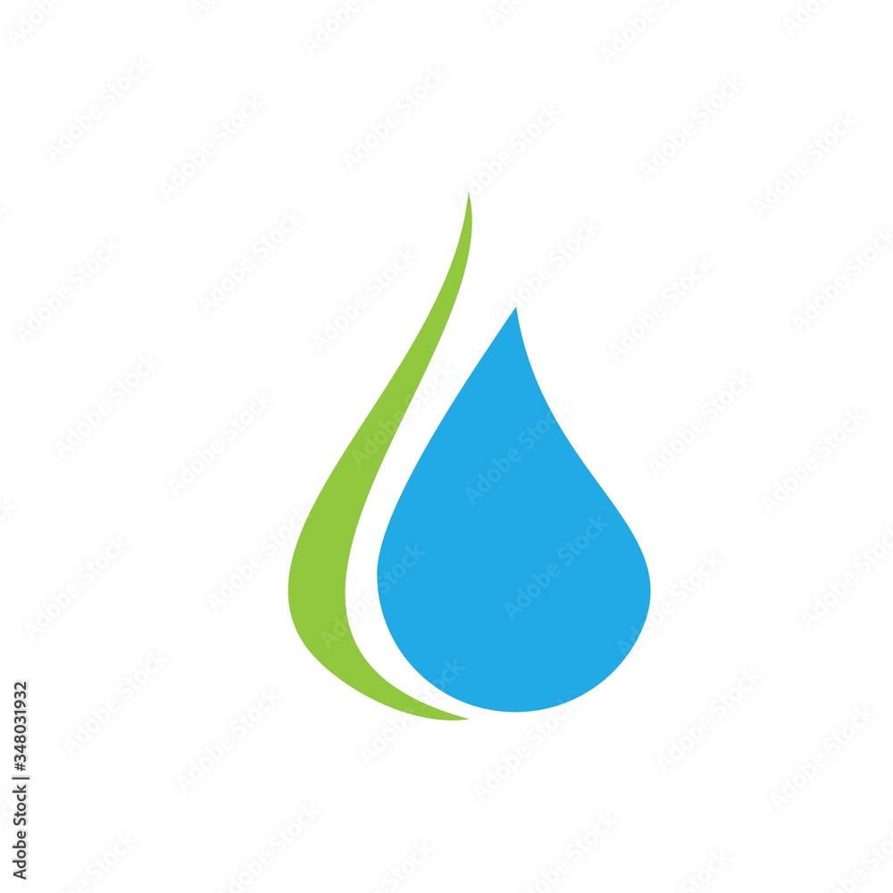 Water drop logo design with modern concept Water drop logo design with modern concept