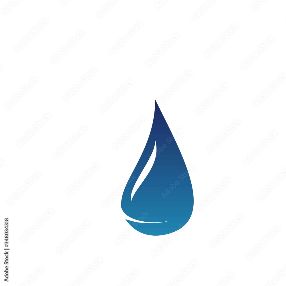Water drop logo design with modern concept Water drop logo design with modern concept