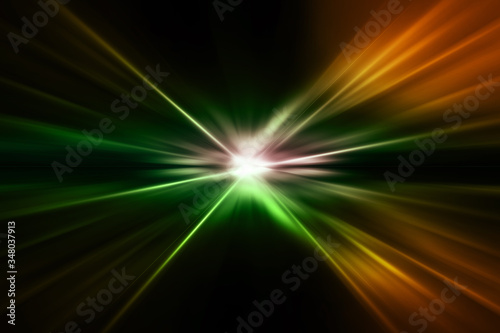 Glowing Synchrotron Radiation and Radiation Abstract Graphics