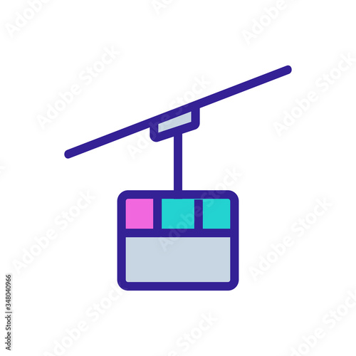 communication receiver icon vector. communication receiver sign. color symbol illustration photo