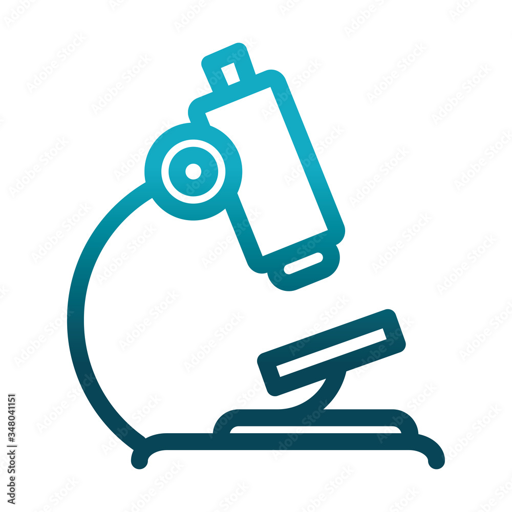 microscope equipment laboratory science and research gradient style icon microscope equipment laboratory science and research gradient style icon