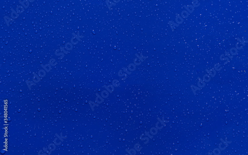 abstract water drops blue background