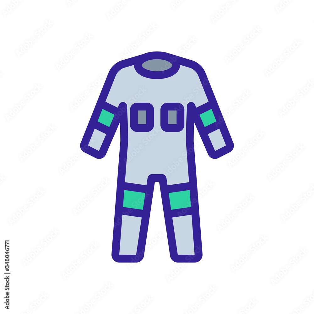 fully protective full body suit icon vector. fully protective full body suit sign. color symbol illustration fully protective full body suit icon vector. fully protective full body suit sign. color symbol illustration