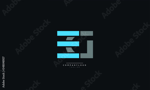 EG Letter Logo Alphabet Design Icon Vector Symbol
