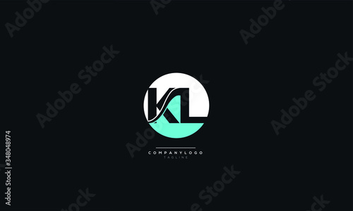 Free Download KL LK K L Letter Logo Alphabet Design Icon Vector Symbol - GFXLoad