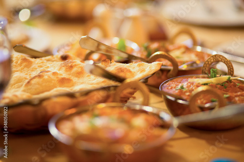 Tandoori Roti with Curry