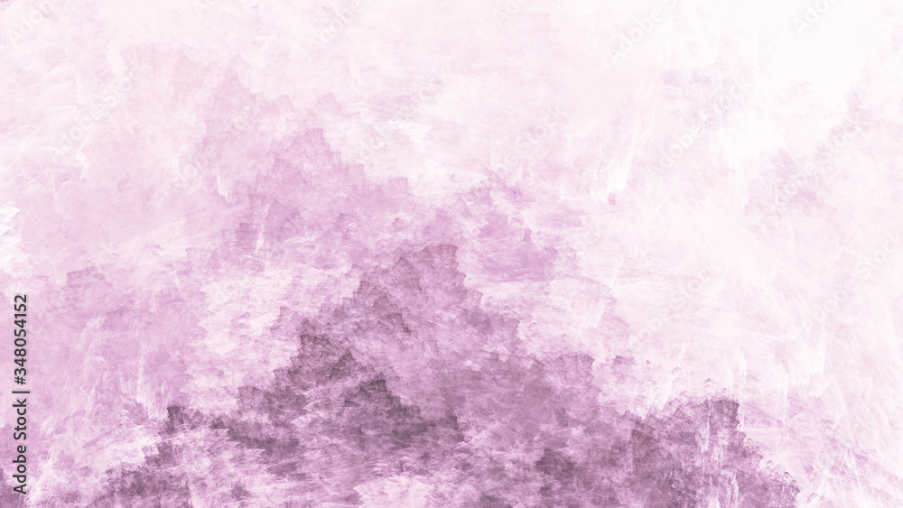 Abstract violet fantastic clouds. Colorful fractal background. Digital art. 3d rendering.