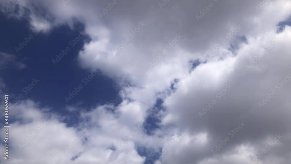 blue sky with cloud background 