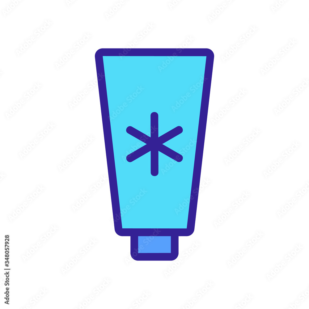 lubricant with cooling effect icon vector outline illustration lubricant with cooling effect icon vector outline illustration