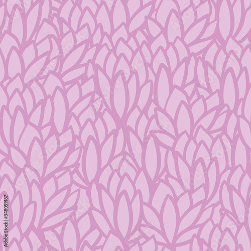 Pink succulent leaf texture seamless pattern print
