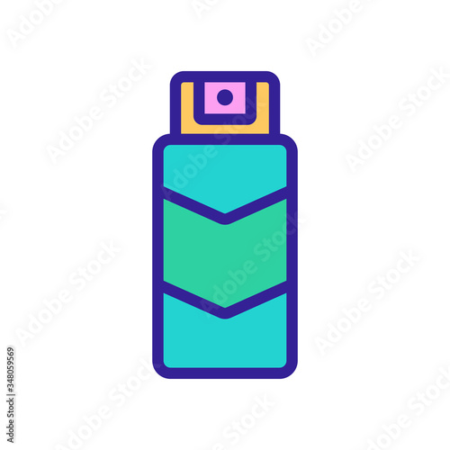 spray lubricant icon vector. spray lubricant sign. color symbol illustration