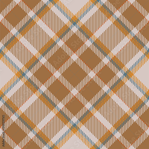 Tartan scotland seamless plaid pattern vector. Retro background fabric. Vintage check color square geometric texture. © SolaruS