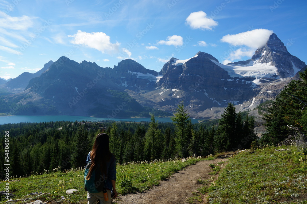 Naklejka premium マウントアシニボイン
