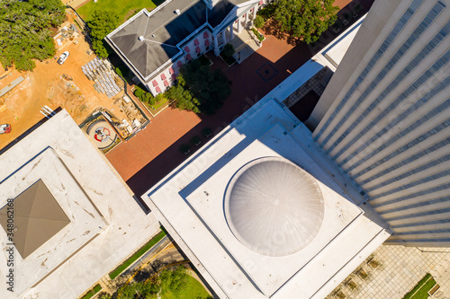 Aerial photo Tallahassee FL State Capitol Building