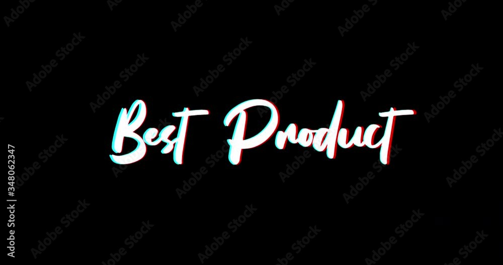 Best Product Text Glitch Effect Animation on Black Background
-4K Resolution Best Product Text Glitch Effect Animation on Black Background
-4K Resolution