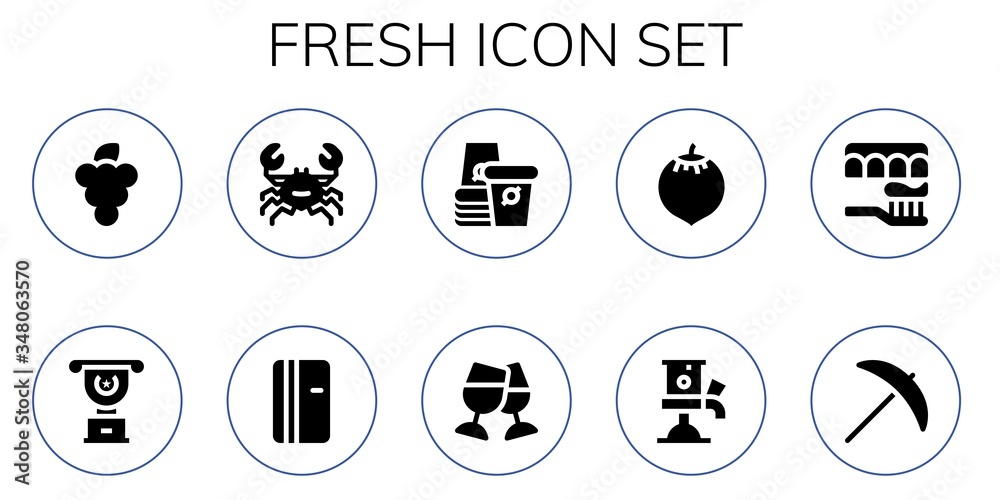 Modern Simple Set of fresh Vector filled Icons Modern Simple Set of fresh Vector filled Icons