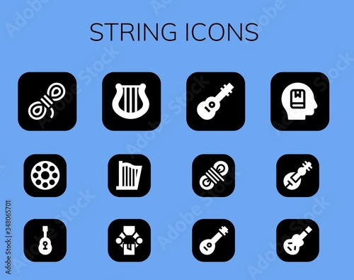 string icon set