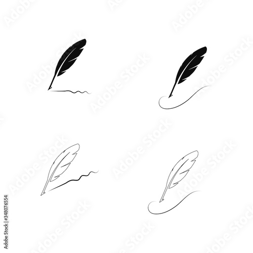 feather pen logo
