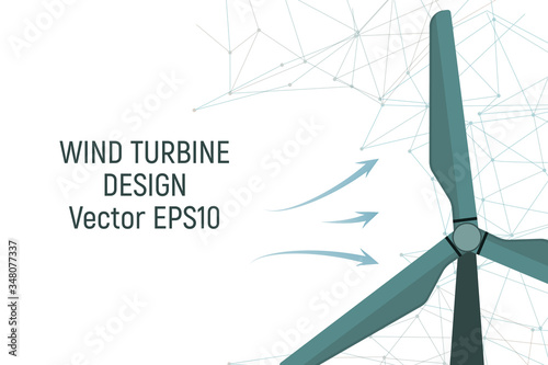 Wind turbine.