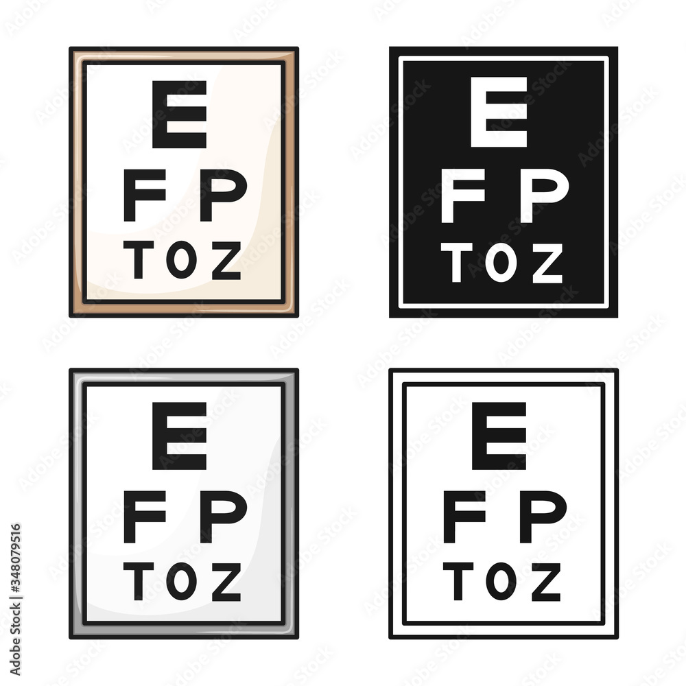 Isolated object of text and optical symbol. Web element of text and eyesight stock symbol for web. Isolated object of text and optical symbol. Web element of text and eyesight stock symbol for web.